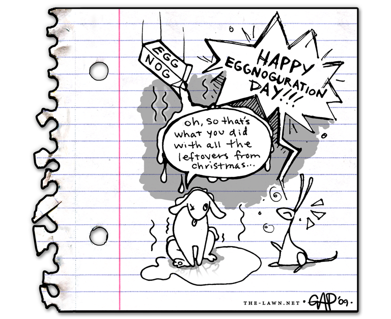 Eggnoguration Day