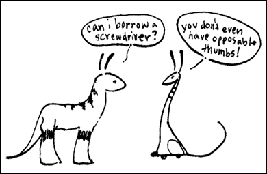 Old Comic - Opposable Thumbs
